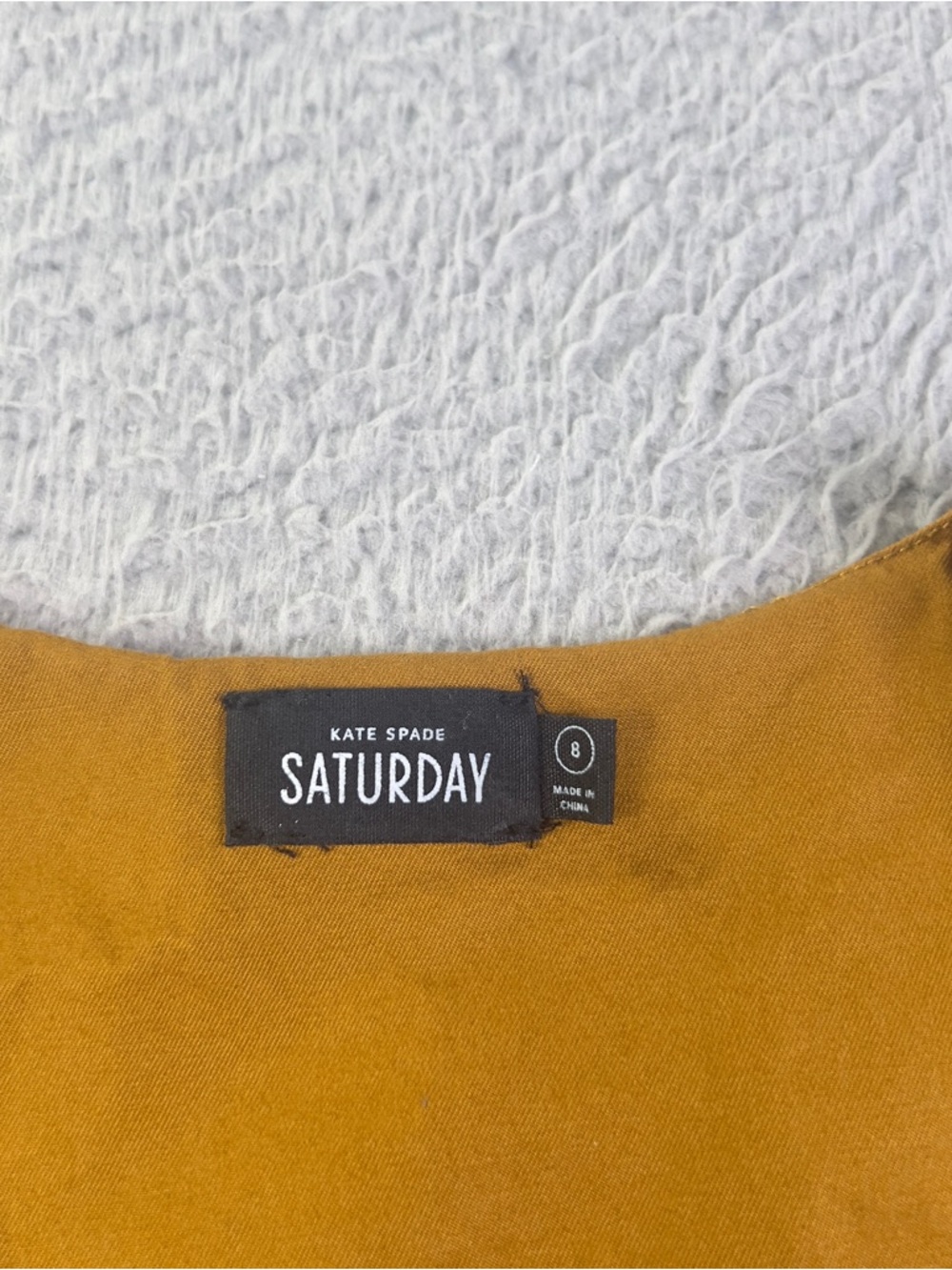 Kate Spade Saturday Dress Womens 8 Brown Tan Front Full Zip Sleeveless Preppy - Picture 4 of 10